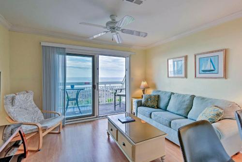 Modern Coastal Condo Retreat Walk to Beach!