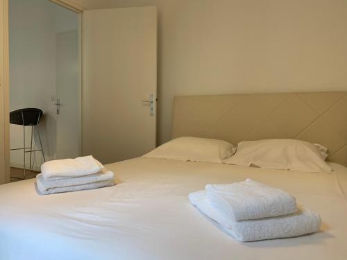 Voodi või voodid majutusasutuse Appart Hyper Centre - Le Chapelet toas
