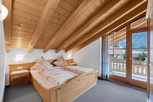 Postelja oz. postelje v sobi nastanitve Petrushof Ferienwohnung Rechenberg