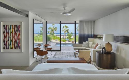 Posezení v ubytování Four Seasons Resort Los Cabos