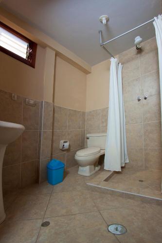 Koupelna v ubytování Yucay Plaza Inn