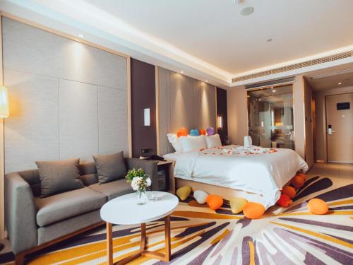 Posezení v ubytování Lavande Hotel Suzhou High Speed Rail North Station