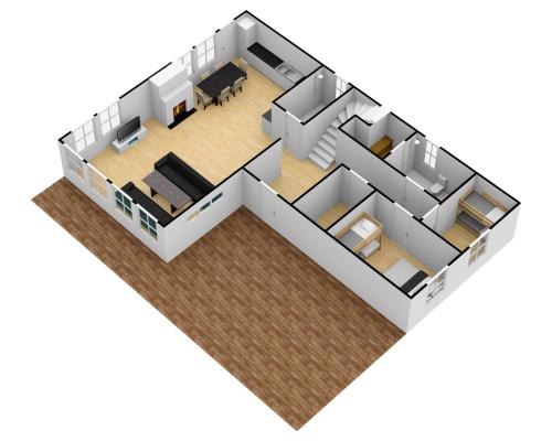 een weergave van een plattegrond bij Mugnablikk in Beitostøl