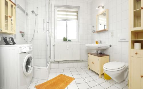 Ένα μπάνιο στο Appartements Am Reiterhof Strandträumer