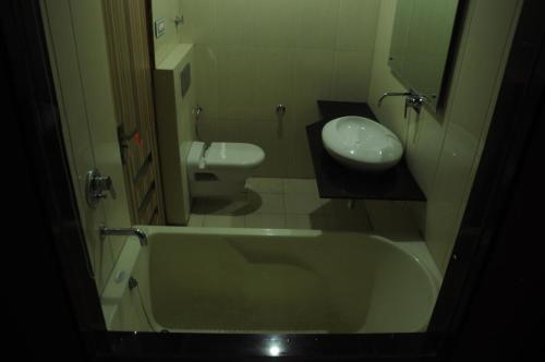 Koupelna v ubytování Hotel Citi Heights