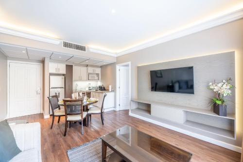 Телевизор и/или развлекательный центр в Grand Polanco Residencial