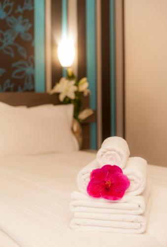 Veliki Garni Hotelにあるベッド