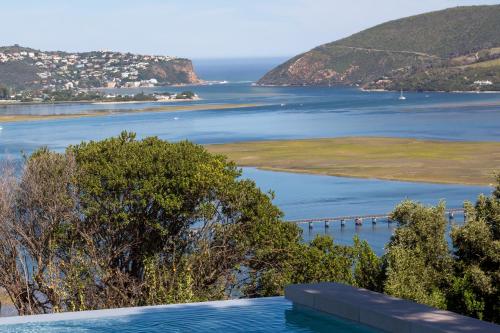 a view of the water from a house at Paradise on Ridge in Knysna
