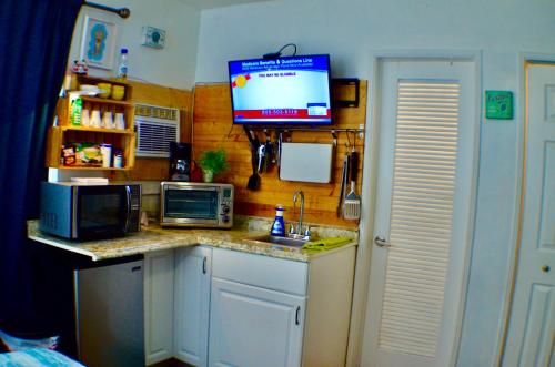 Dapur atau dapur kecil di Hollywood Beachfront House