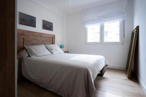 Postel nebo postele na pokoji v ubytování Rio de Janeiro Beach - Apartamento a estrenar en primera linea de playa