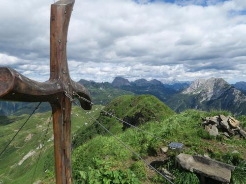 a view from the top of a mountain at Straniger Alm in Stranig