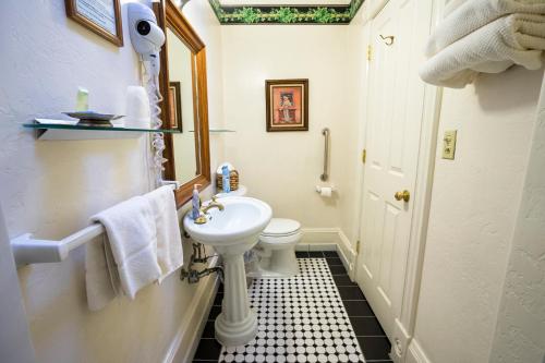 
A bathroom at Red Garter Inn
