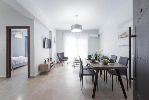 TV a/nebo společenská místnost v ubytování Casa Ntore Luxury Apartments