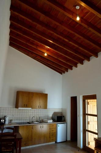 Kuchyň nebo kuchyňský kout v ubytování Omodos Katoi Holiday Homes