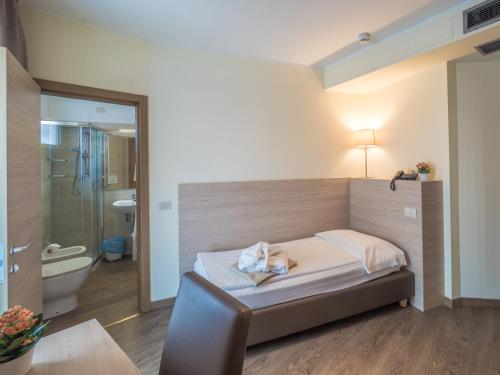 Koupelna v ubytování Hotel Capo Reamol