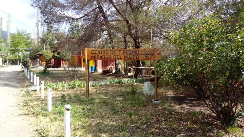 Κήπος έξω από το Hotel y Cabañas Rural Mirador del Maipo
