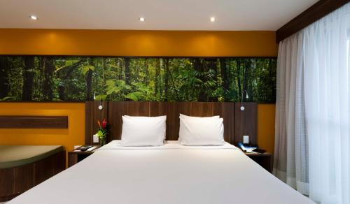 Katil atau katil-katil dalam bilik di Mercure Rio de Janeiro Nova Iguaçu