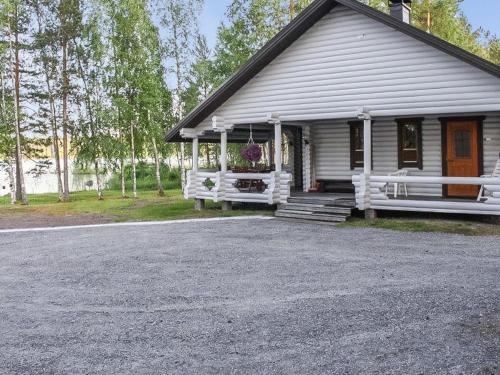 Bygningen som feriehuset ligger i