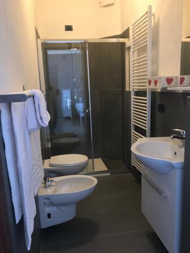 Koupelna v ubytování B&B Bellavista