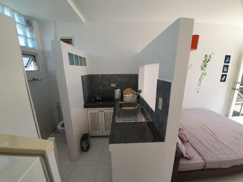 Kuchyň nebo kuchyňský kout v ubytování ClubBoracay Apartelle
