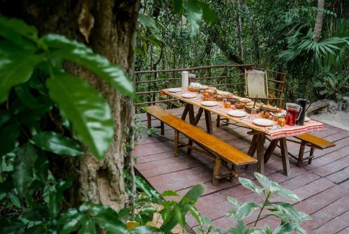Zahrada ubytování Glamping Mama Loo mm