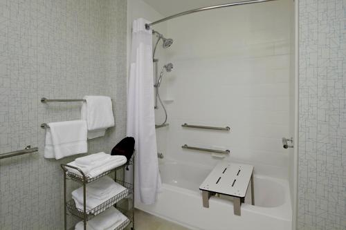 Phòng tắm tại Holiday Inn Express Jasper, an IHG Hotel