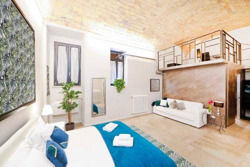 Posedenie v ubytovaní Post Industrial Loft Trastevere - Top Collection