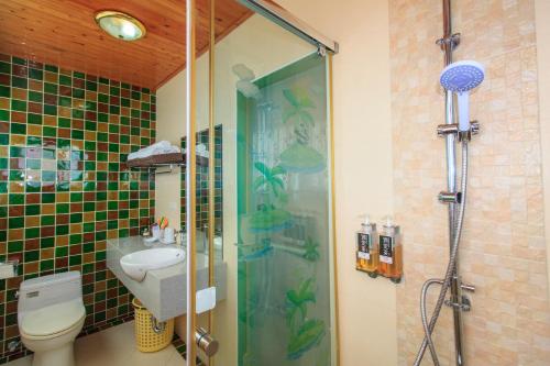 Koupelna v ubytování Lanyang Beach Villa