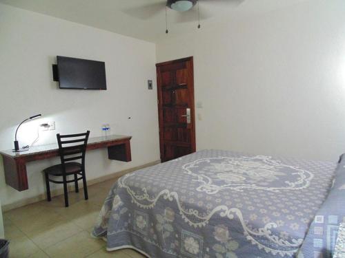 Katil atau katil-katil dalam bilik di Hotel Hacienda