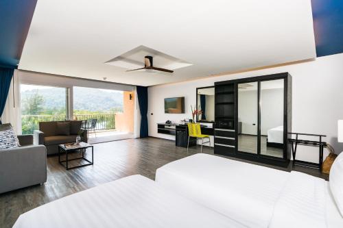 Гостиная зона в Marina Sands Resort