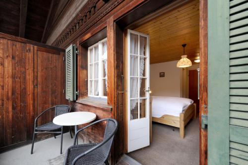 Postel nebo postele na pokoji v ubytování Hotel-Restaurant zum Gade