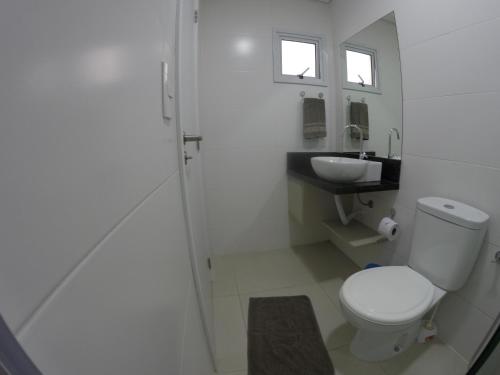 Vonios kambarys apgyvendinimo įstaigoje ESPETACULAR, VISTA MAR, PRAIA dos INGLESES - RUA DAS GAIVOTAS