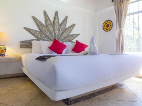 Cama o camas de una habitación en Valle Dorado