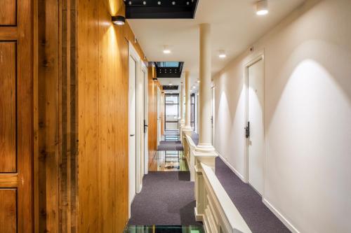 Ένα ή περισσότερα κρεβάτια σε δωμάτιο στο Bunk Hotel Utrecht
