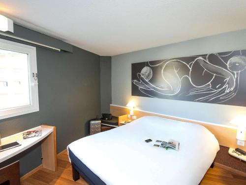 Posteľ alebo postele v izbe v ubytovaní ibis Marseille Timone