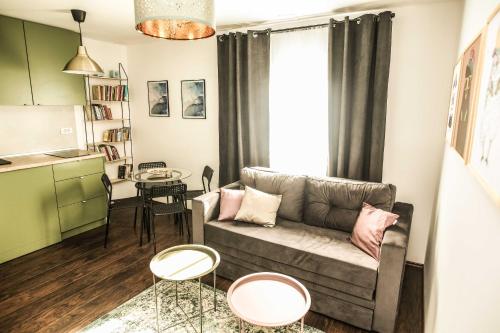 Χώρος καθιστικού στο Polar Apartments Banja Luka LPIJ
