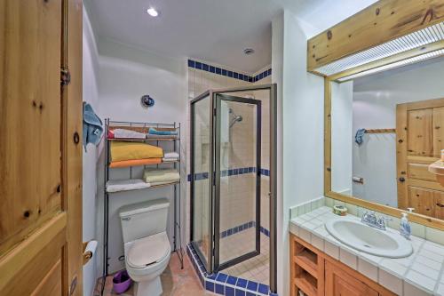 A bathroom at Cabo Condo with Balcony, Ocean Views and Resort Perks!