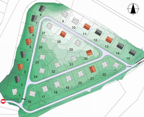 Robiniaparkの見取り図または間取り図
