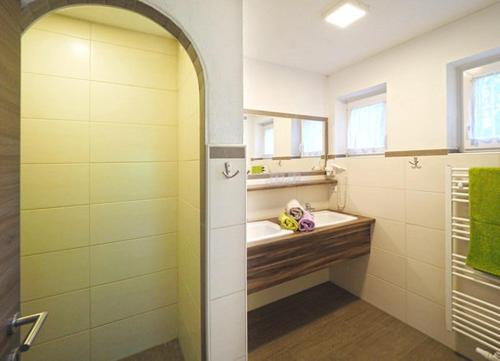 Koupelna v ubytování Ferienwohnung Alpklang