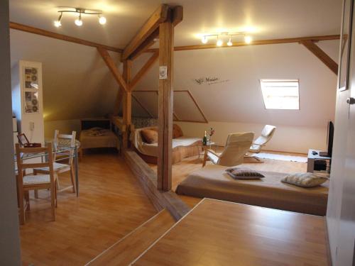 Postel nebo postele na pokoji v ubytování Apartmány Rossa