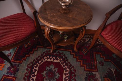 Ruang duduk di Ai tre cedri B&B