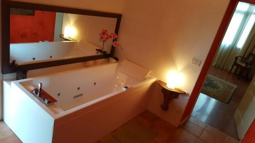 Koupelna v ubytování B&B Villa Fiorini