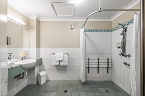 Bathroom sa Villa Nova Motel