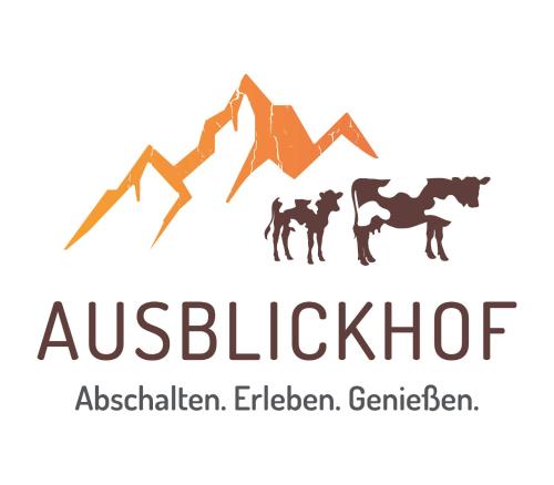a logo for an australtariantarian company with a depiction of a mountain at Ausblickhof Geiger in Egg