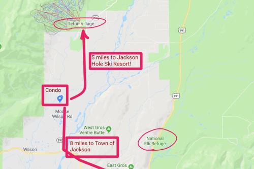 a map of the proposed upgrade to the town of ashcroft at Beautiful Mountain Condo in Wilson