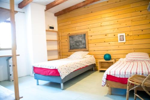 Postel nebo postele na pokoji v ubytování Camin del Bosc