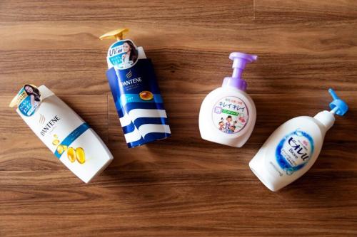 a group of toiletries sitting on top of a table at The COMFORIA in Sapporo