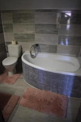 Koupelna v ubytování Apartmán POHODA Javorník