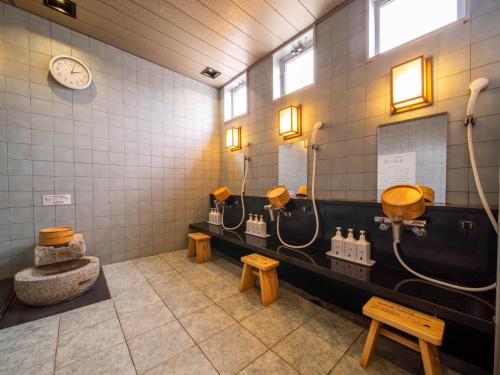 Koupelna v ubytování Super Hotel Nagaizumi Numazu Inter
