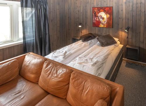 Ліжко або ліжка в номері Mosjøen Romutleie - Sentrum